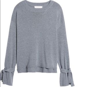 ASTR the Label Tie Sleeve Sweater